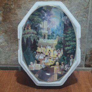 Precious Moments Decorative Oval Plate Mural Hamilton Hallelujah Square 1995